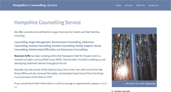 Desktop Screenshot of hampshirecounsellingservice.co.uk