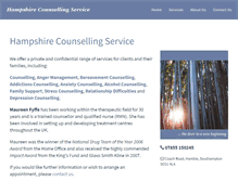 Tablet Screenshot of hampshirecounsellingservice.co.uk